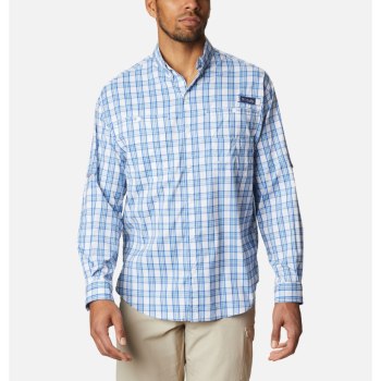 Columbia Muške Košulje - PFG Super Tamiami Long Sleeve Plave | FJEY-81394